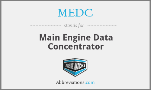 MEDC - Main Engine Data Concentrator