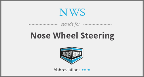 NWS - Nose Wheel Steering