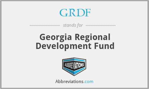 GRDF - Georgia Regional Development Fund