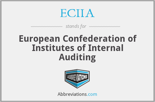 ECIIA - European Confederation of Institutes of Internal Auditing