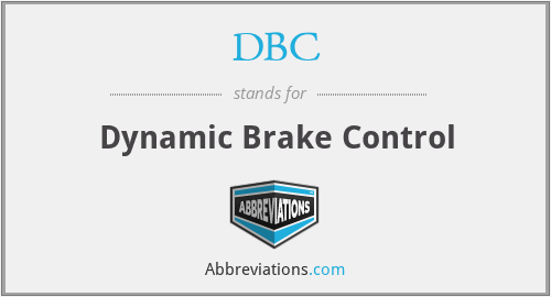 DBC - Dynamic Brake Control