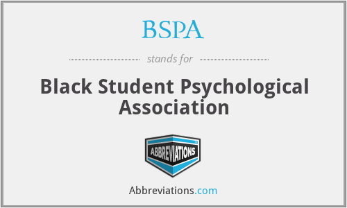 BSPA - Black Student Psychological Association