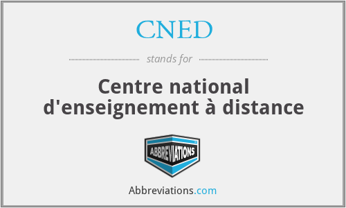 CNED - Centre national d'enseignement à distance