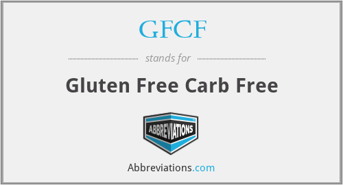 GFCF - Gluten Free Carb Free