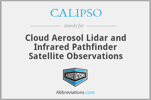 CALIPSO - Cloud Aerosol Lidar and Infrared Pathfinder Satellite Observations