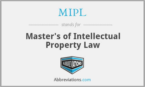 MIPL - Master's of Intellectual Property Law