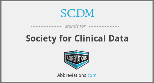 SCDM - Society for Clinical Data