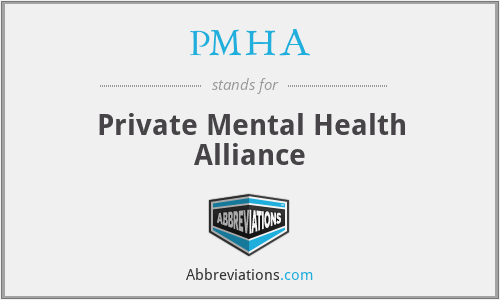 PMHA - Private Mental Health Alliance