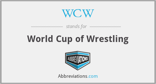WCW - World Cup of Wrestling