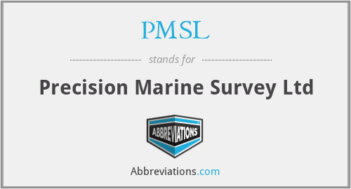 PMSL - Precision Marine Survey Ltd