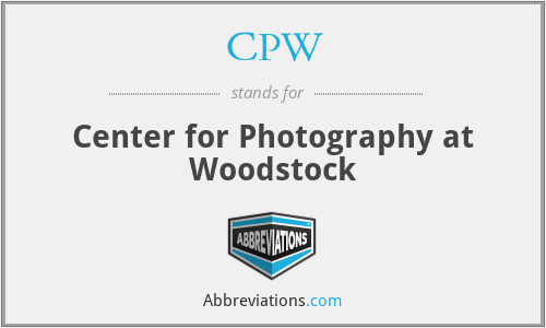 CPW - Center for Photography at Woodstock