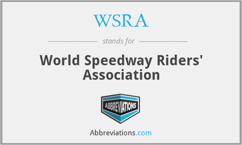 WSRA - World Speedway Riders' Association