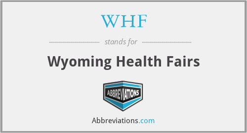WHF - Wyoming Health Fairs