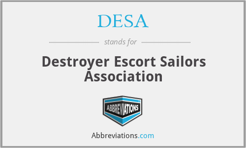 DESA - Destroyer Escort Sailors Association
