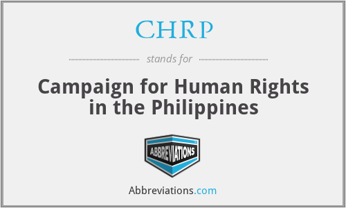 CHRP - Campaign for Human Rights in the Philippines