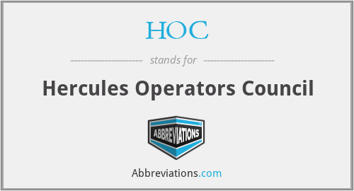 HOC - Hercules Operators Council