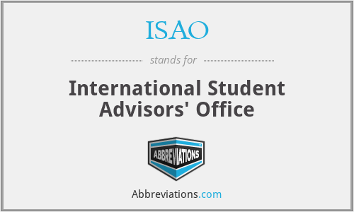 ISAO - International Student Advisors' Office
