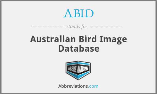 ABID - Australian Bird Image Database