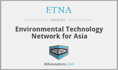 ETNA - Environmental Technology Network for Asia