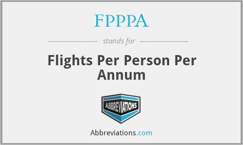 FPPPA - Flights Per Person Per Annum