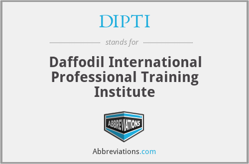 DIPTI - Daffodil International Professional Training Institute