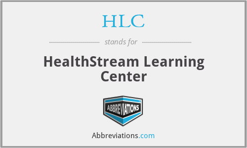 HLC - HealthStream Learning Center