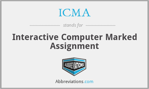 ICMA - Interactive Computer Marked Assignment