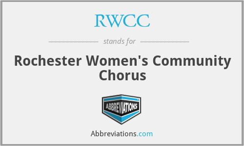 RWCC - Rochester Women's Community Chorus