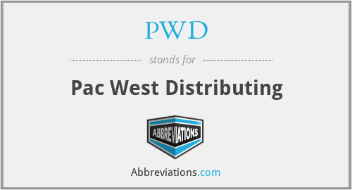 PWD - Pac West Distributing