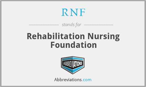 RNF - Rehabilitation Nursing Foundation