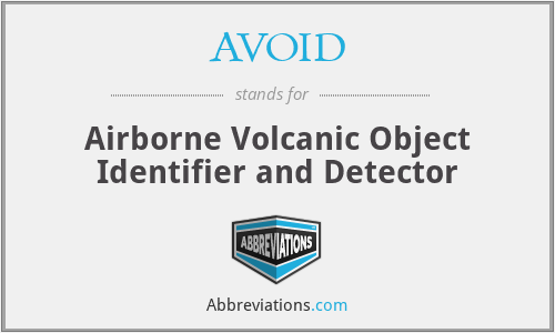 AVOID - Airborne Volcanic Object Identifier and Detector