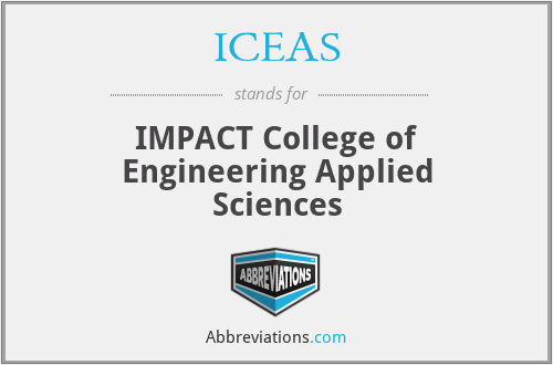 ICEAS - IMPACT College of Engineering Applied Sciences