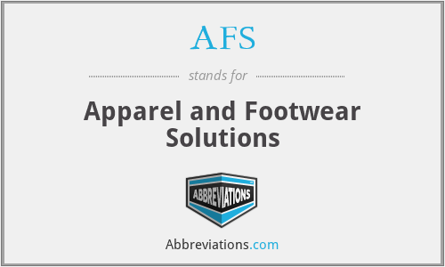 AFS - Apparel and Footwear Solutions