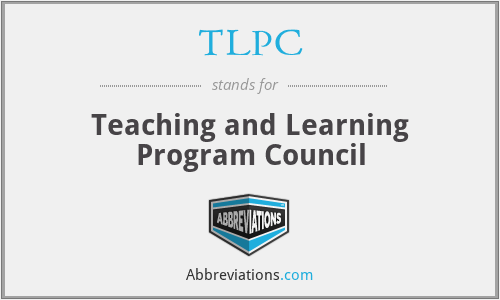 TLPC - Teaching and Learning Program Council