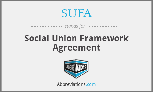 SUFA - Social Union Framework Agreement