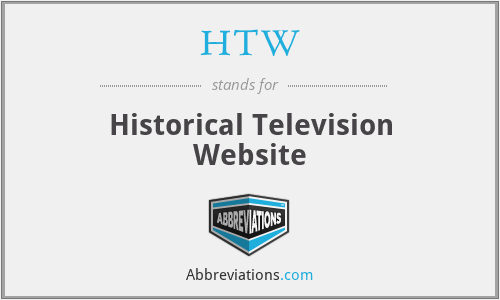 HTW - Historical Television Website