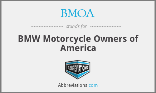 BMOA - BMW Motorcycle Owners of America