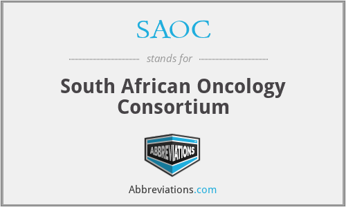 SAOC - South African Oncology Consortium