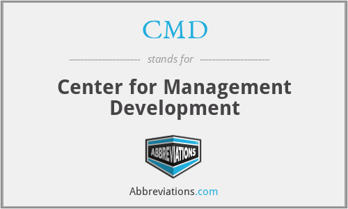 CMD - Center for Management Development