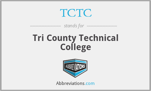 TCTC - Tri County Technical College