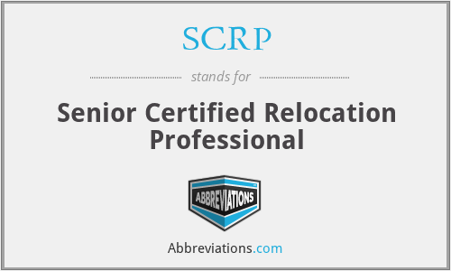 SCRP - Senior Certified Relocation Professional