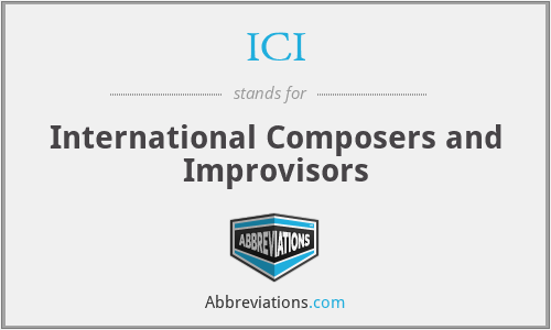ICI - International Composers and Improvisors