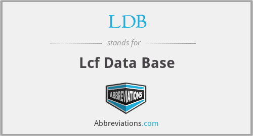 LDB - Lcf Data Base