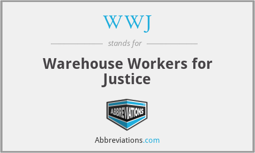 WWJ - Warehouse Workers for Justice