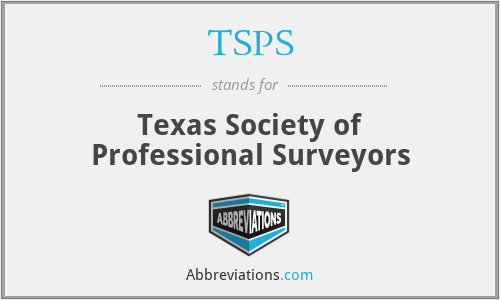 TSPS - Texas Society of Professional Surveyors