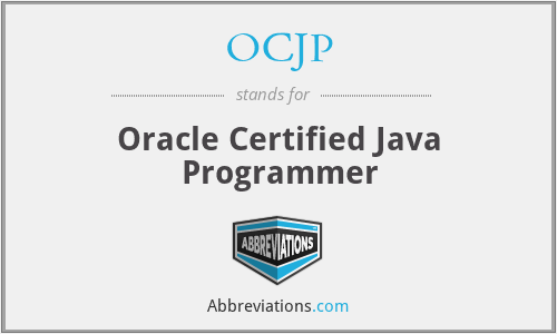 OCJP - Oracle Certified Java Programmer
