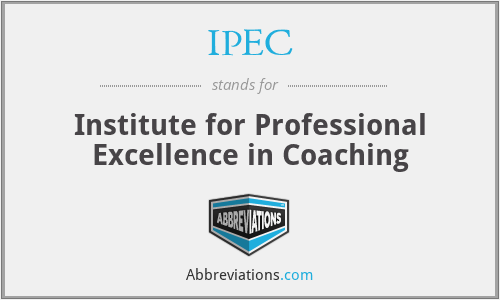 IPEC - Institute for Professional Excellence in Coaching