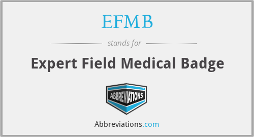 EFMB - Expert Field Medical Badge