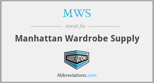 MWS - Manhattan Wardrobe Supply