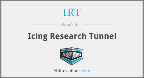 IRT - Icing Research Tunnel